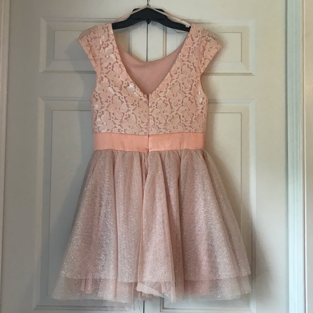 Blush Pink Prom Dress - Picture 3 of 5
